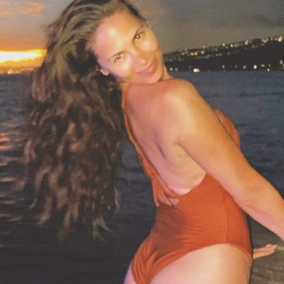 REVOLVE SWIM LPA Theo one piece rust colored one piece swimsuit like new - Picture 5 of 5